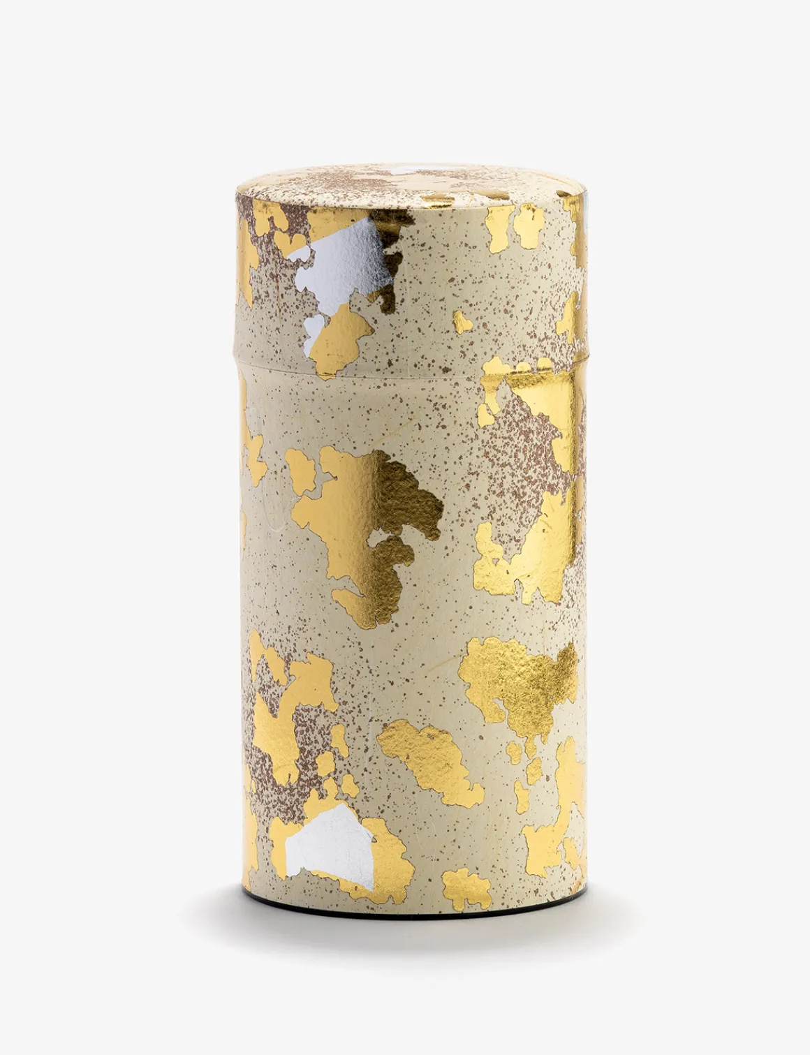 TAIYO - Boîte à thé papier Washi ivoire et or 150g<DAMMANN Frères Outlet