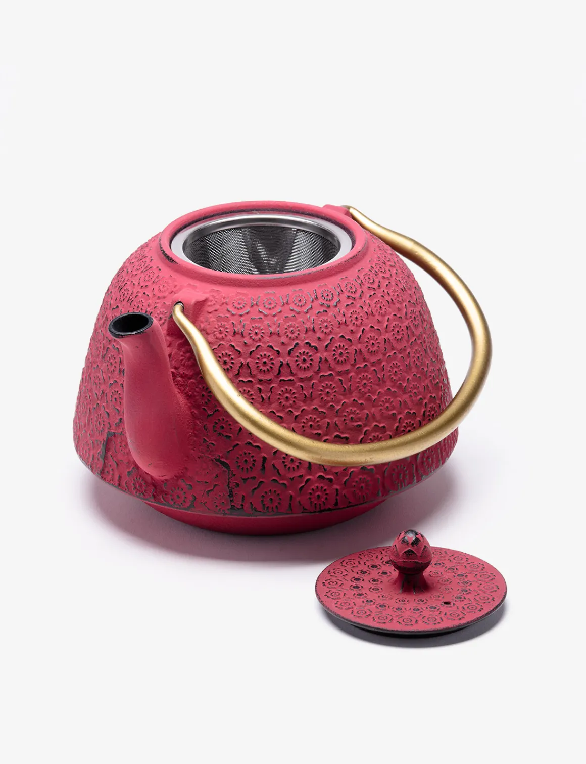 Théière Fonte de Chine - Huashu 1,3 L - Rouge<DAMMANN Frères Fashion